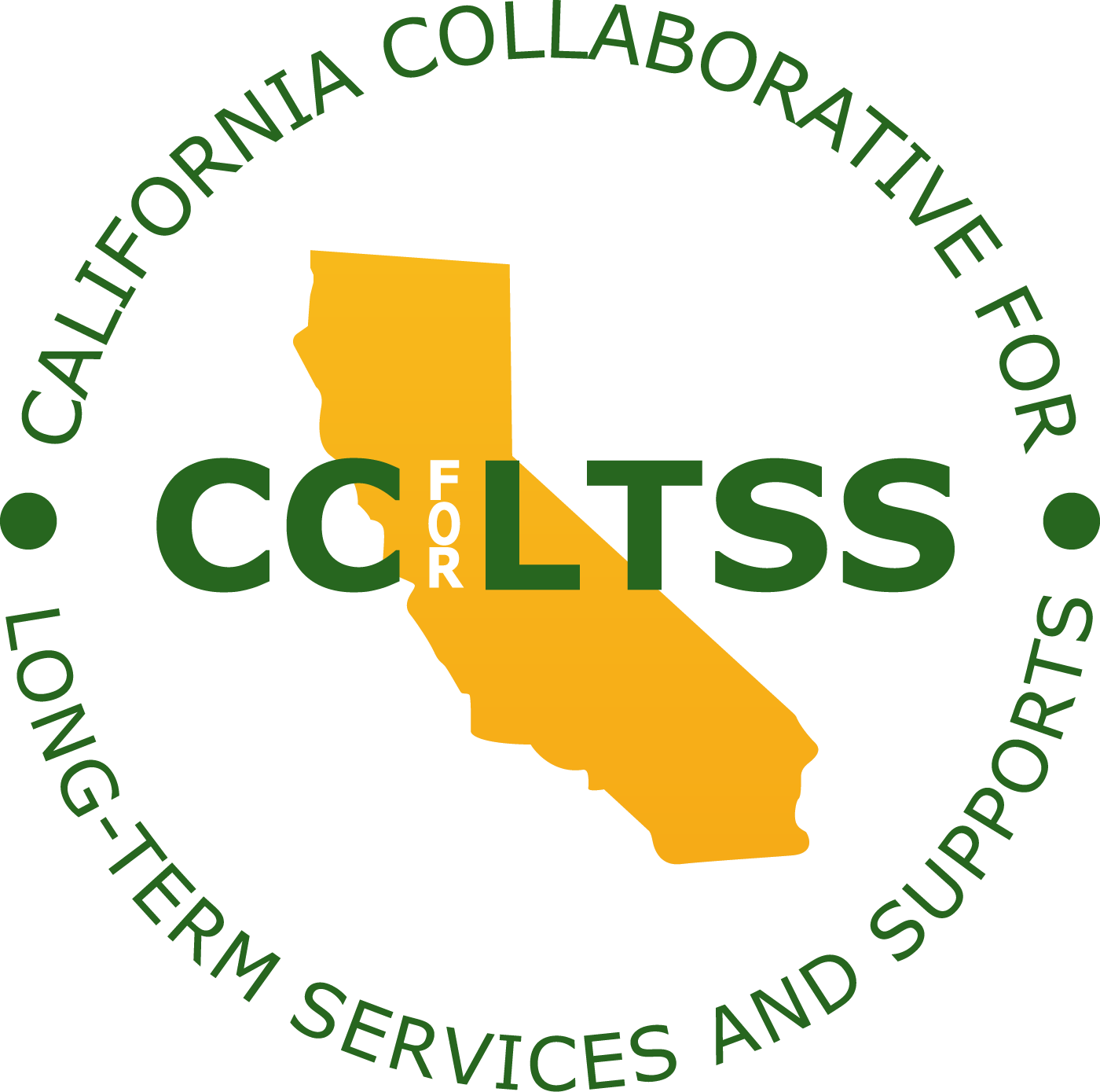 Logo for the California Collaborative for Long-Term Services and Supports (CCLTSS).